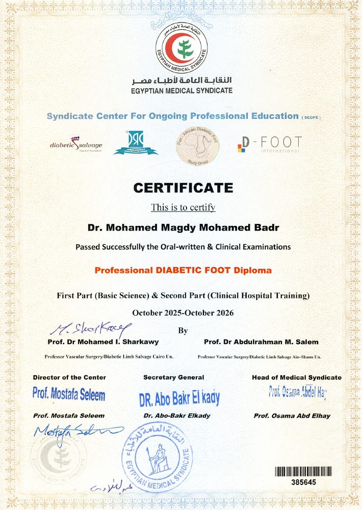 Professional DF Diploma Certificate 7