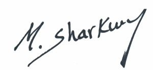 Professor Sharkawy signature