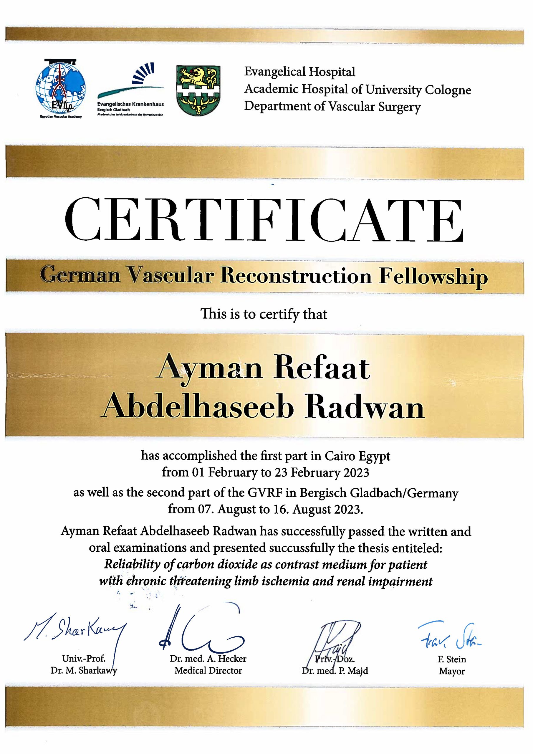 Bergisch Gladbach Certificates certificate 5