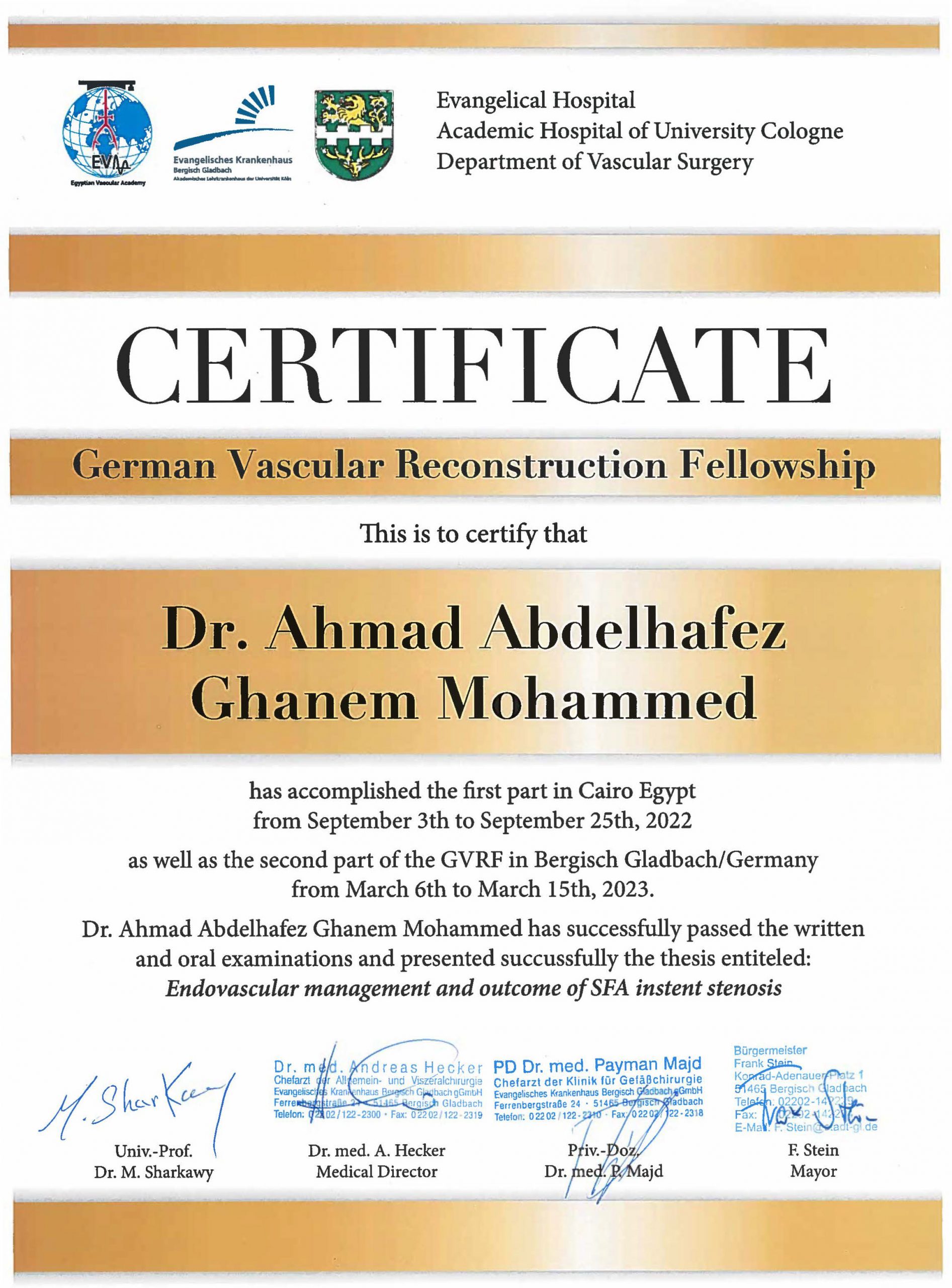 Bergisch Gladbach Certificates certificate 6