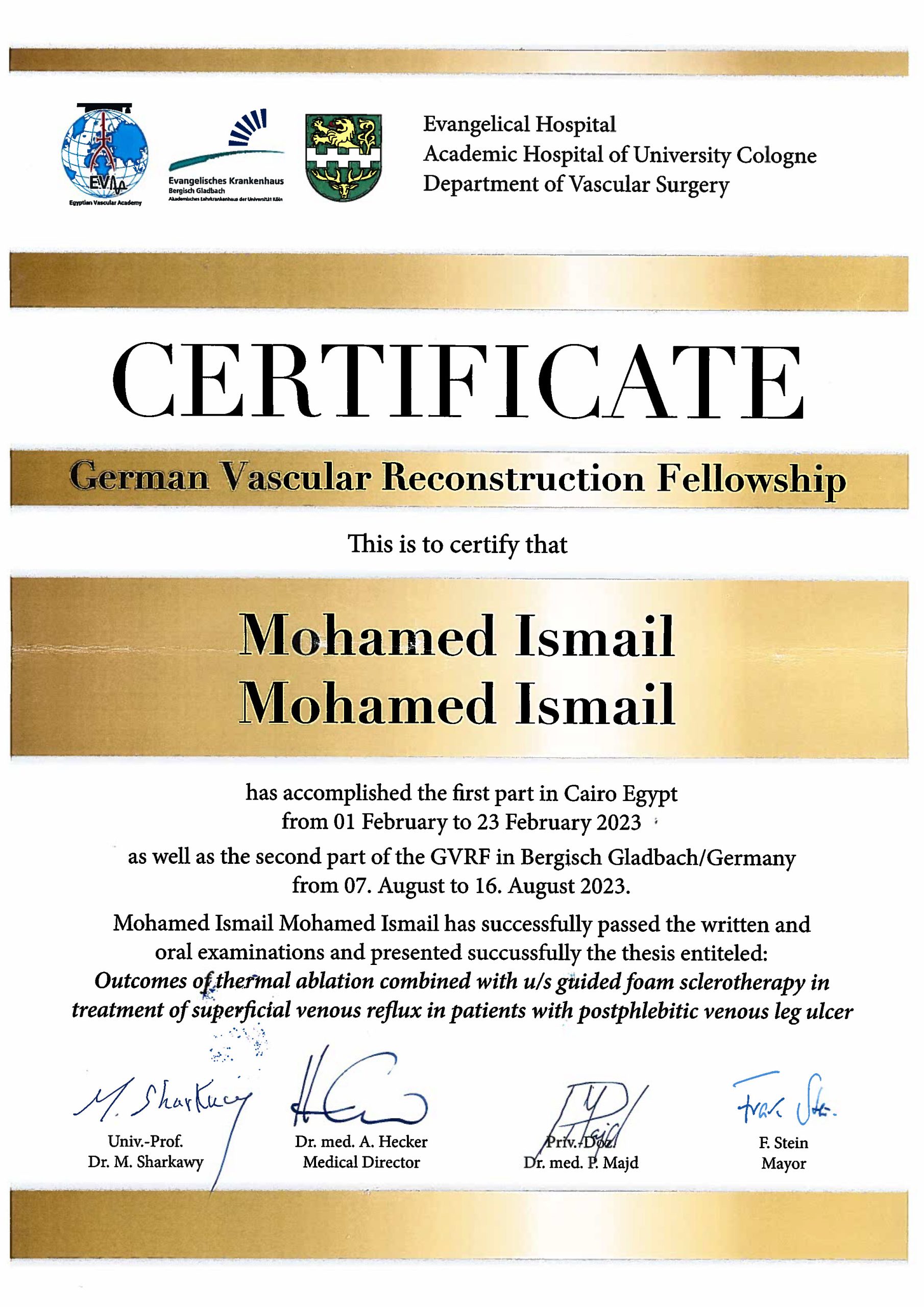 Bergisch Gladbach Certificates certificate 9