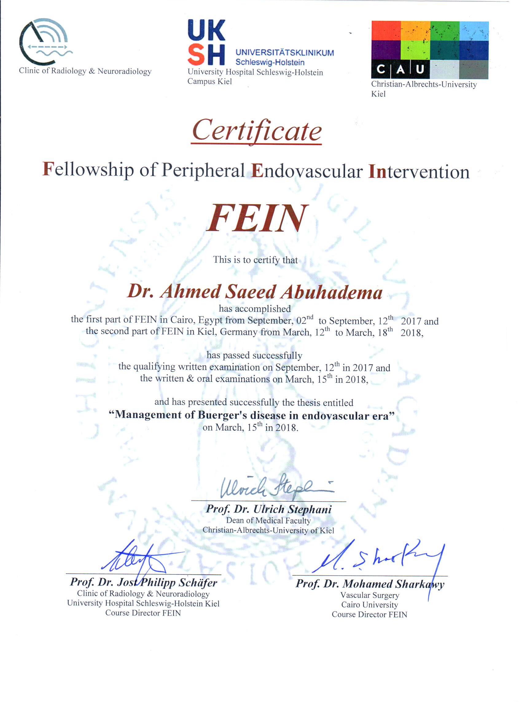 Kiel Certificates certificate 27
