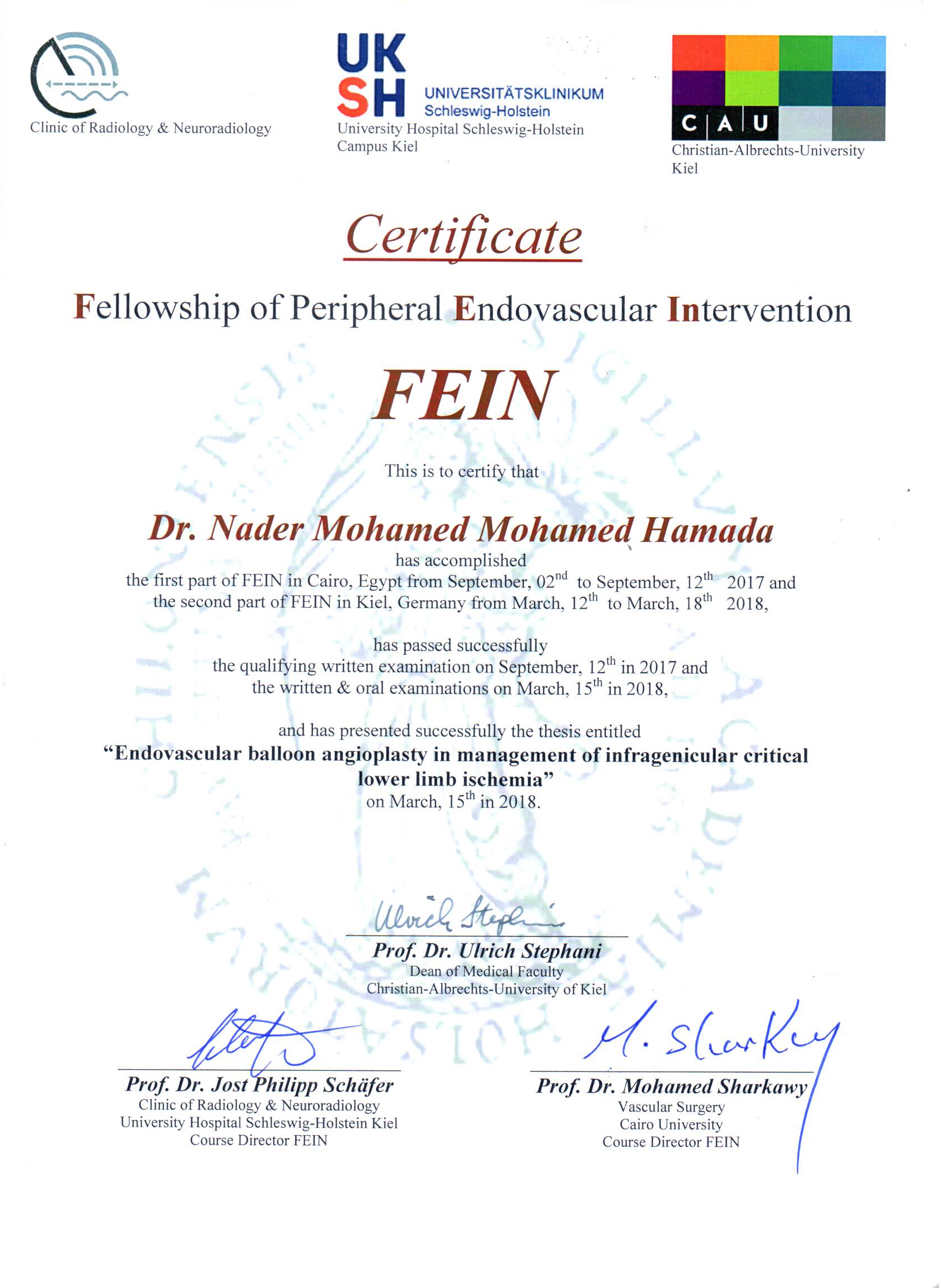 Kiel Certificates certificate 42