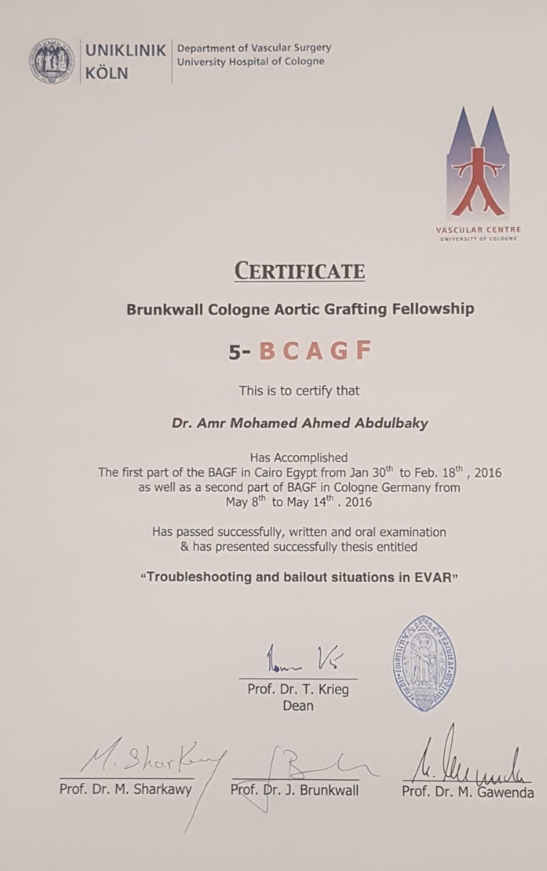 Köln Certificates certificate 19
