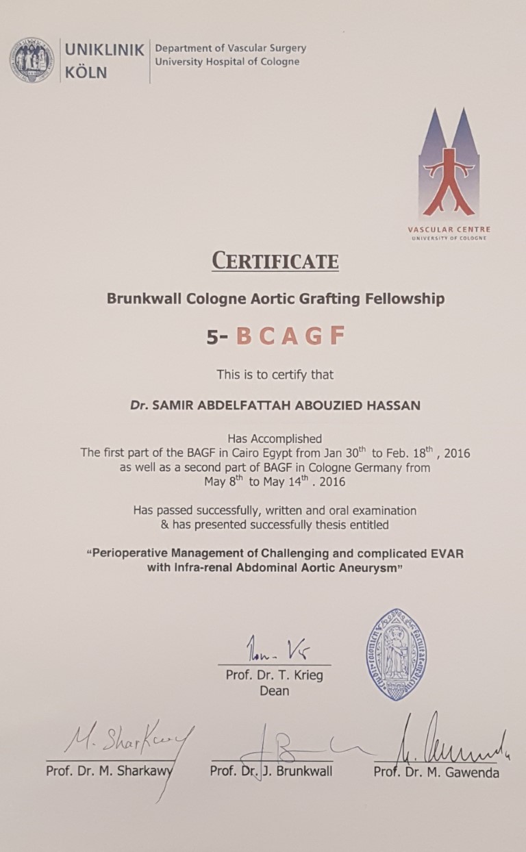 Köln Certificates certificate 22
