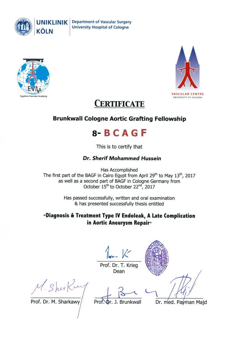 Köln Certificates certificate 31