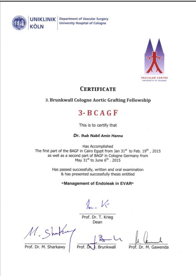 Köln Certificates certificate 32