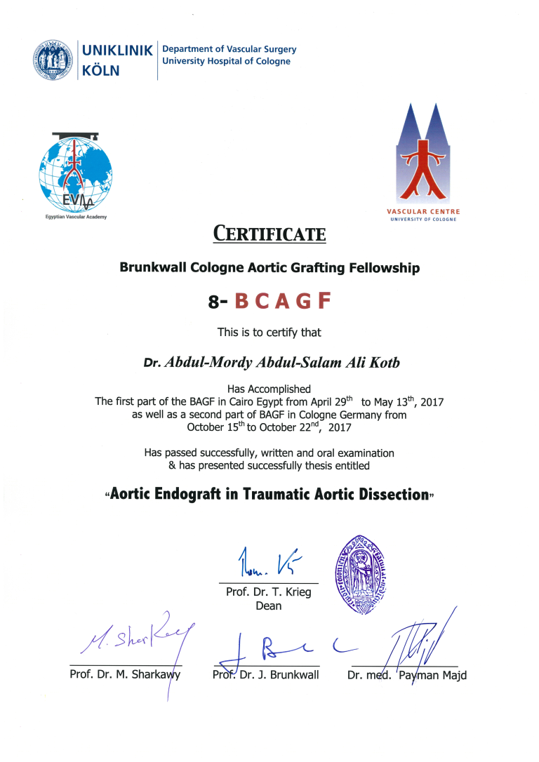 Köln Certificates certificate 33