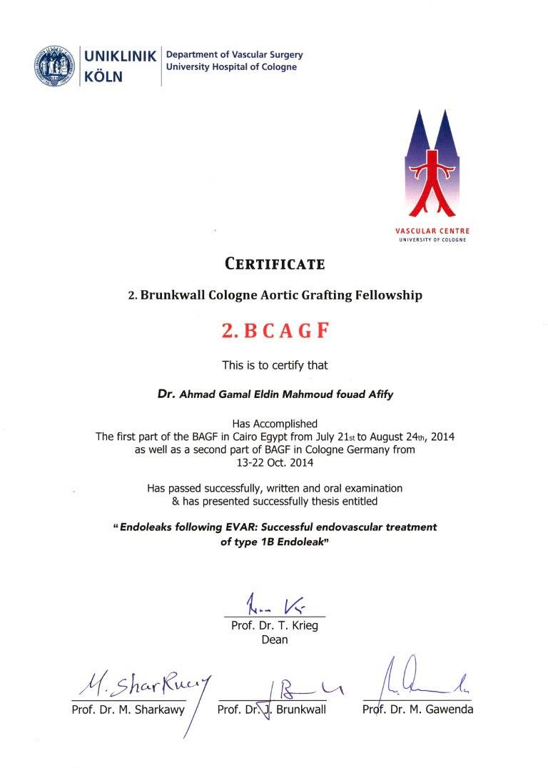 Köln Certificates certificate 6