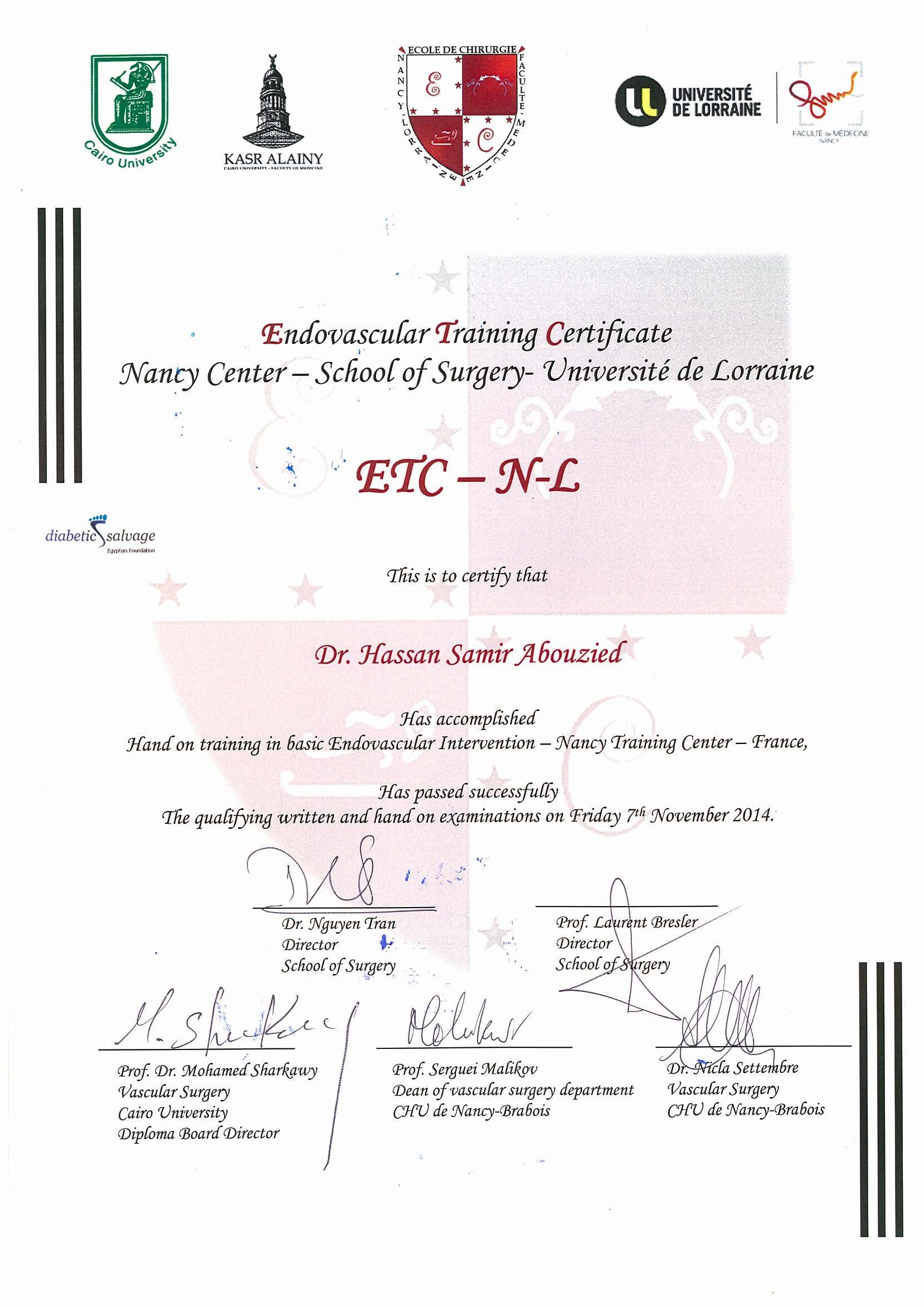 Nancy-Lorraine Certificates certificate 10