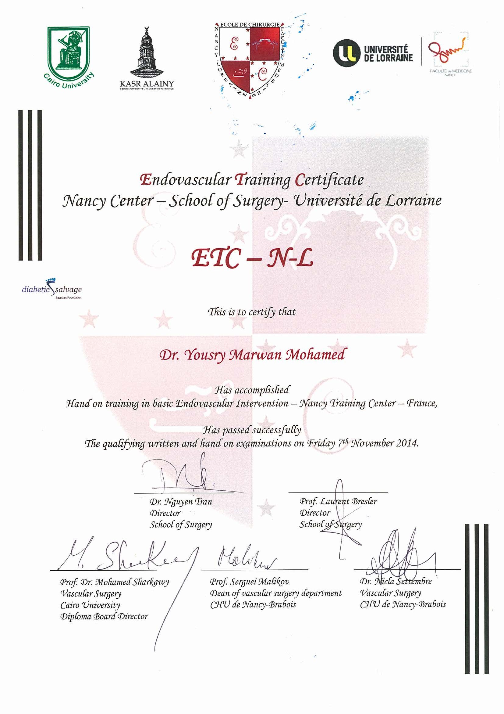 Nancy-Lorraine Certificates certificate 4