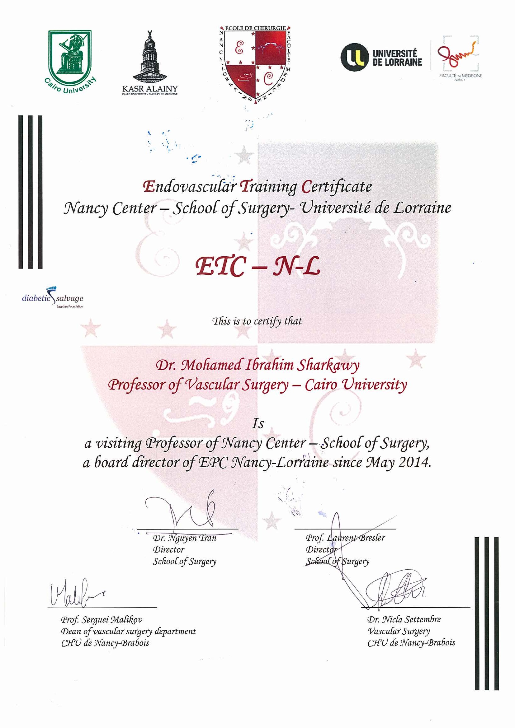 Nancy-Lorraine Certificates certificate 5