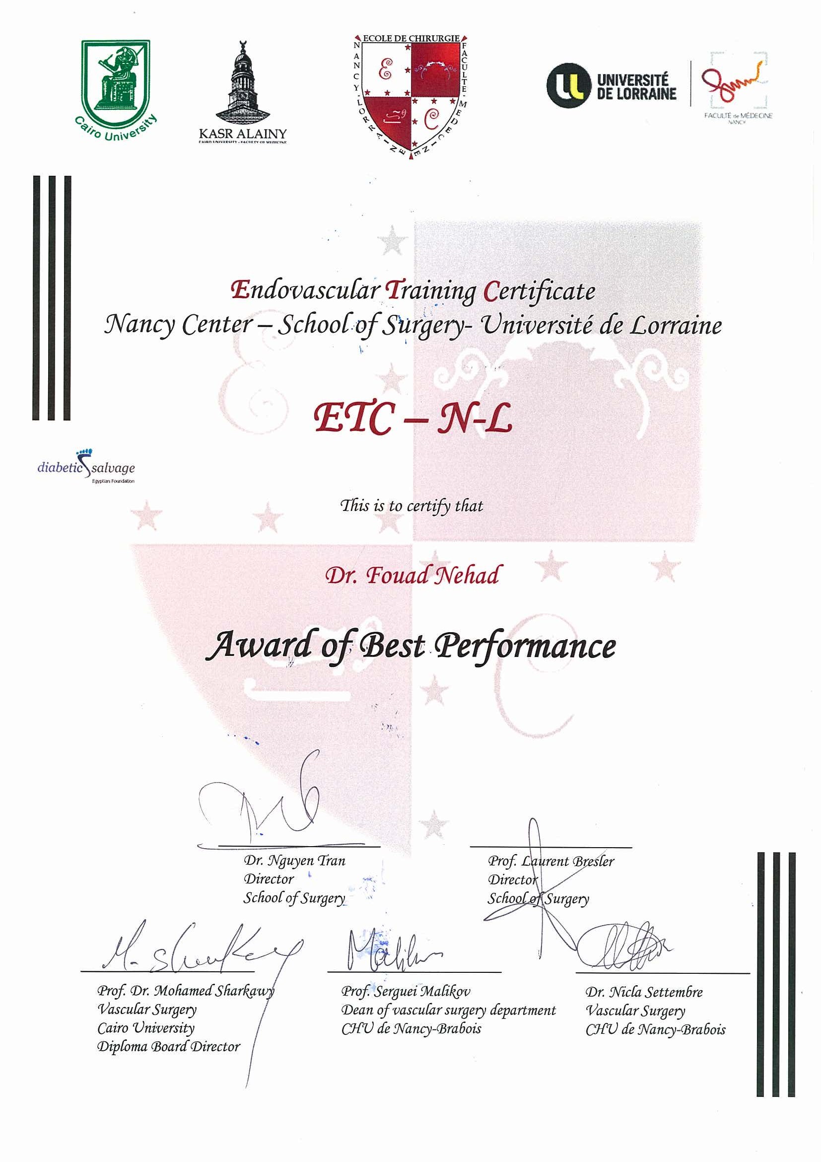 Nancy-Lorraine Certificates certificate 7