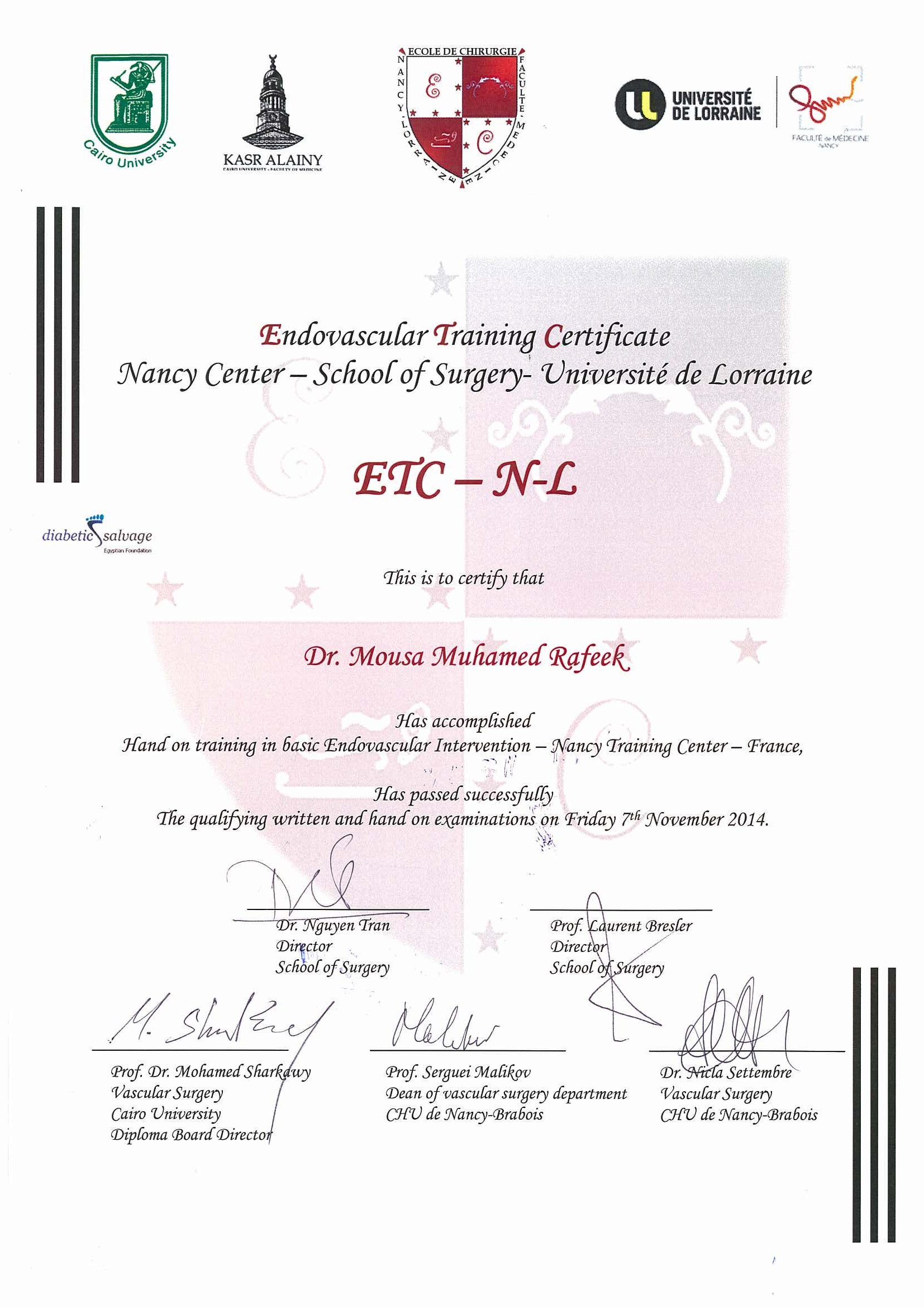 Nancy-Lorraine Certificates certificate 9